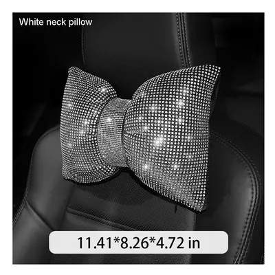 (headrest 1) Bling Luxury Ladies Car Headrest Cushion Fashion Diamond Lumbar Pillow