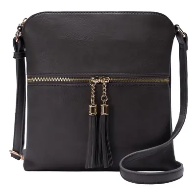 Solene Womens Lightweight Medium Crossbody Purse with Tassel Perfect