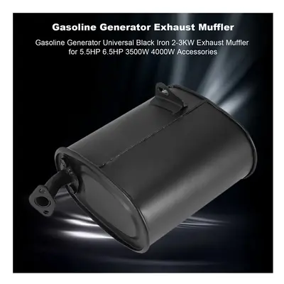 Gasoline Generator Universal 2-3KW Exhaust Muffler for 5.5HP 6.5HP 3500W 4000W Accessories