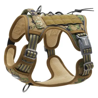 Tactical Dog Harness for Small Medium Dogs No Pull Adjustable Pet Harness Reflective K9 Working 