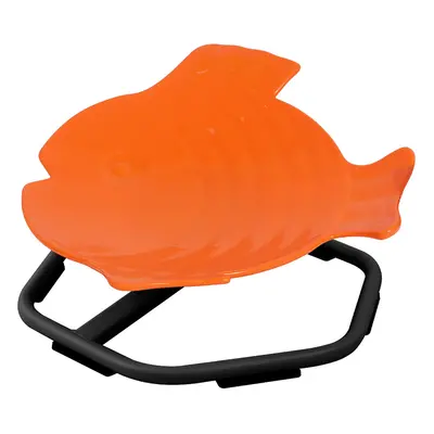 MagicMeadow Sensory Toy Spinning Fish: Autism-Friendly - Orange