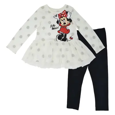 Disney Minnie Mouse Toddler Girls T-Shirt and Leggings Outfit Set Polk