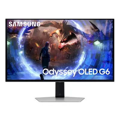 Samsung G60SD computer monitor 68.6 cm (27") x pixels Quad HD OLED Silver