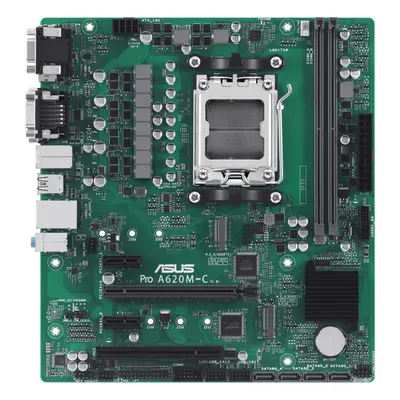 ASUS Mainboard Pro A620M-C-CSM - micro ATX - Socket AM5 -AMD B650