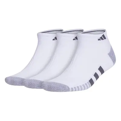 adidas Men's Cushioned Low Cut Socks (3-Pair) White/Grey/Onix Grey