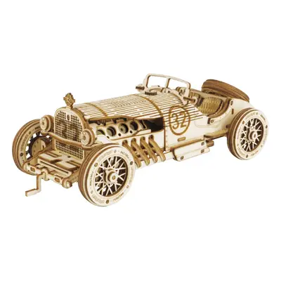 Car Model kits For Adults to Build,3D Wooden Puzzle Scale Model Vehicle,Grand Prix Car Home Deco