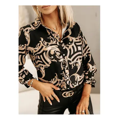 (4, L) Vintage Blouse Shirt Tops Elegant Long Sleeve Loose Womens Blouses Camisas De Mujer Sprin