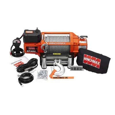 17,500lb 12V Electric Winch. 26m x 12mm Steel Rope.