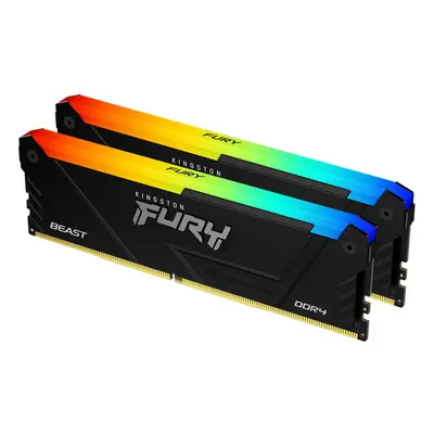 Kingston FURY Beast RGB - DDR4 - kit - GB: x GB - DIMM 288-pin - MHz / PC4-25600 - unbuffered