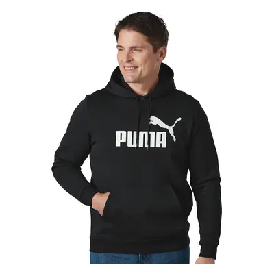 PUMA mens Essentials Big Logo Fleece Hoodie Hooded Sweatshirt Cotton