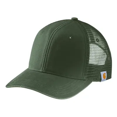 Carhartt Men's Canvas Mesh Back Cap Baseball, Moss, One Size