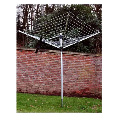 Kingfisher Super Lightweight Rotary Line Airer, Silver, m