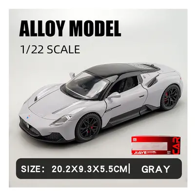 (Gray box) Large 1/22 Maserati MC20 Sport Car Alloy Model Car Diecast Metal Scale Collection Veh