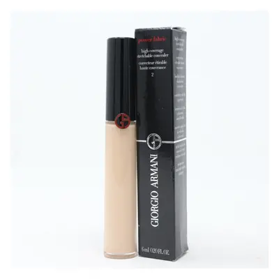 (2) Giorgio Armani Power Fabric Concealer 0.2oz/6ml New With Box