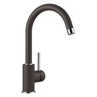 BLANCO MIDA ? Kitchen Mixer Tap with High, Curved Spout ? High Pressure ? Brown ?