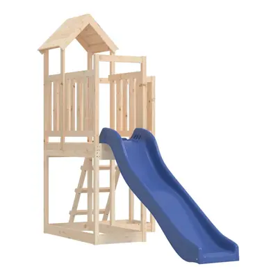 (solid pinewood) vidaXL Outdoor Playset Wooden Playground Set Garden Playhouse Solid Wood Pine