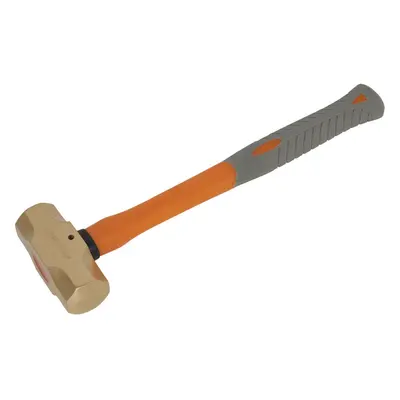 2.2lb Sledge Hammer - Non-Sparking - Fibre Glass Shaft - Shock Absorbing Grip