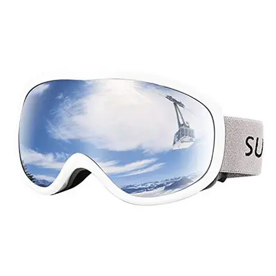 Supertrip Ski Goggles Womens Mens,Anti-fog Anti-glare Skiing Snowboard goggles with 100% UV400 P