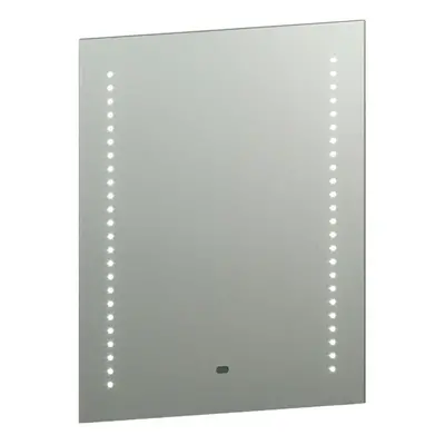 IP44 LED Bathroom Mirror 60cm x 50cm Vanity Light Motion Switch & Shaver Socket