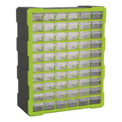 380 x x 475mm Drawer Parts Cabinet - GREEN - Wall Mounted / Standing Box