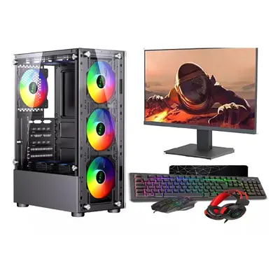 Budget i5 Gaming Tower - Integrated Graphics Card - 8GB Mem - 128GB SSD+500GB HDD - 500W 80+ PSU