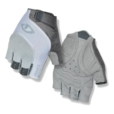 (L, Grey / White) Giro Tessa Gel Ladies Road Cycling Gloves