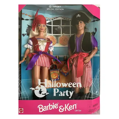 HALLOWEEN PARTY BARBIE & KEN DOLLS Set TARGET Special Edition w Barbie Doll & Ken Doll Dressed a