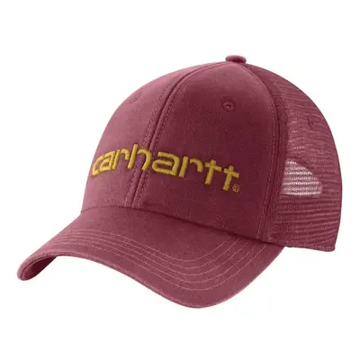 Carhartt Men's Canvas Mesh Back Logo Graphic Cap Port OFA