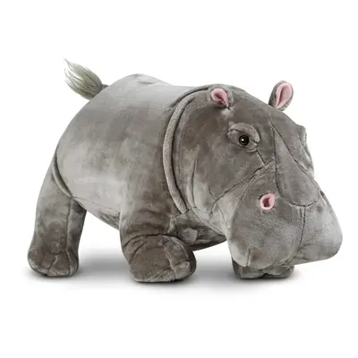 Melissa & Doug Giant Hippopotamus - Lifelike Stuffed Animal (over feet long)