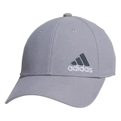 adidas Men's Release Structured Stretch Fit Cap Grey/White/Preloved