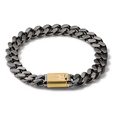 Bulova Jewelry Men's Classic Stainless Steel Chain Link Bracelet with