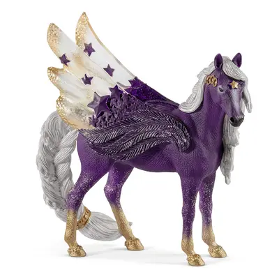 Schleich bayala Unicorn Gifts for Girls and Boys Star Unicorn Pegasus Toy Figure Purple and Gold