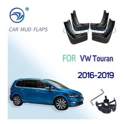 4x Car Front Rear Mud Flaps Mudguards Splash Guards Fender Flares for VW Touran 2017 2019 Mudfla