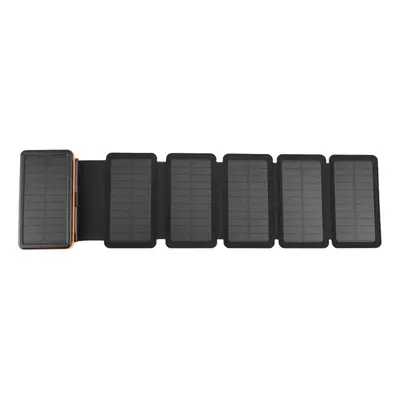 (Orange Solar Panel) Portable 20000mAh Solar Power Bank Folding Foldable Solar Panel Solar Charg