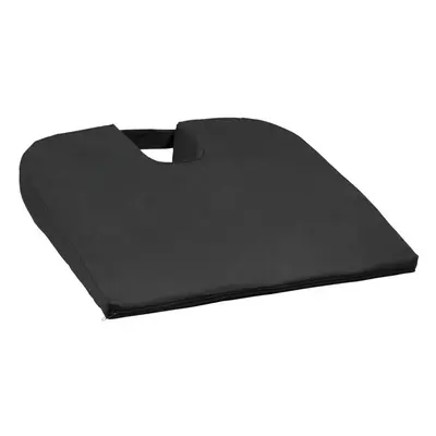 Black Wedge Foam Cushion - Posture Improvement - x 430mm - Removable Cover