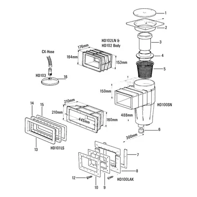 Certikin Liner Backing U Bracket - Panel Pools (SPC418N)