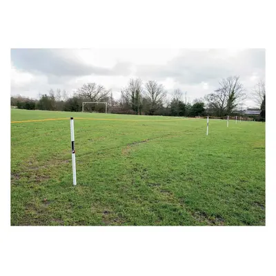 60m - Pole Crowd Barrier Set - Spectator Perimeter Picth Barricade Lightweight