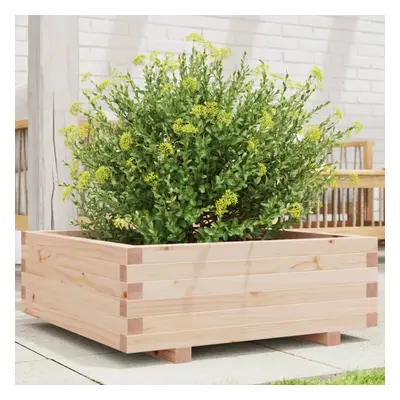 vidaXL Garden Planter 70x70x26.5 cm Solid Wood Pine