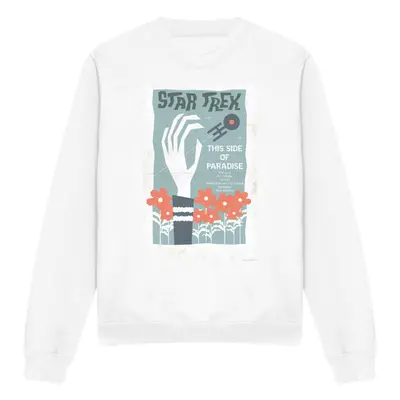 (L, White) Star Trek Unisex Adult The Original Series Episode Sweatshirt