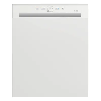 Indesit Semi Integrated Standard Dishwasher - White - E Rated