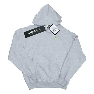 (XXL, Heather Grey) Disney Womens/Ladies Tinkerbell Chest Hoodie