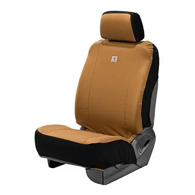 Carhartt Universal Nylon Duck Canvas Fitted Bucket Seat Covers, Durable Seat Protection with Rai