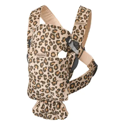 BabyBjrn Baby Carrier Mini Cotton Beige/Leopard Count