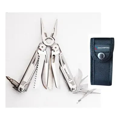 (DL12) Daicamping DL12 Outdoors Stripper Camping Gear Multi Pliers Multifunctional 7CR17MOV Fold