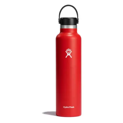 Hydro Flask Oz Standard Mouth with Flex cap or Flex Straw Lid - Insulated Water Bottle