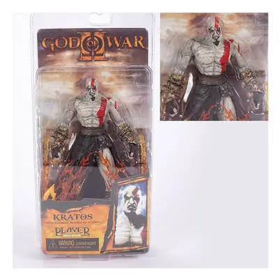 (D with box) NECA Figure God of War Ghost of Sparta Kratos In Ares Armor W Blades Action Figure 