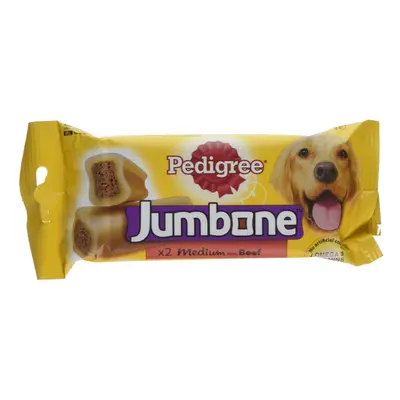 Pedigree Jumbone Medium Dog Treat with Beef, Pack of (Total Treats)