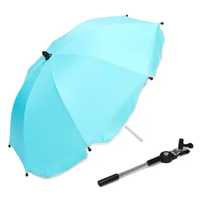 (Blue 70cm) Folding Baby Stroller Kids Pram Pushchair UV Sun Rain Protector Umbrella Canopy Brac