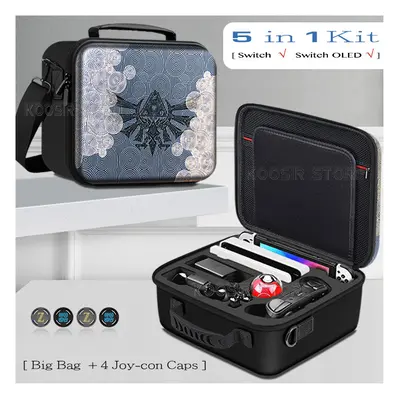 (Big Bag F) For Nintendo Switch OLED Storage Carrying Case Nintendo Switch Zelda Tears of The Ki