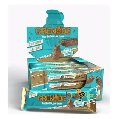 (Pack Of 24) Grenade Chocolate Chip Salted Caramel Protein Bar